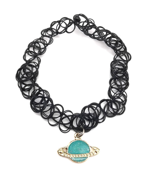 90s PLANET STRETCH CHOKER