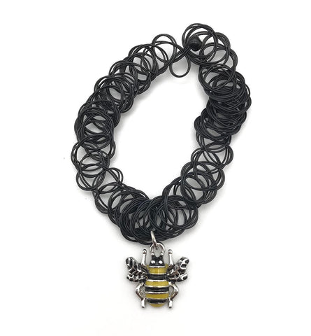 90s VINTAGE BUMBLE BEE STRETCH CHOKER