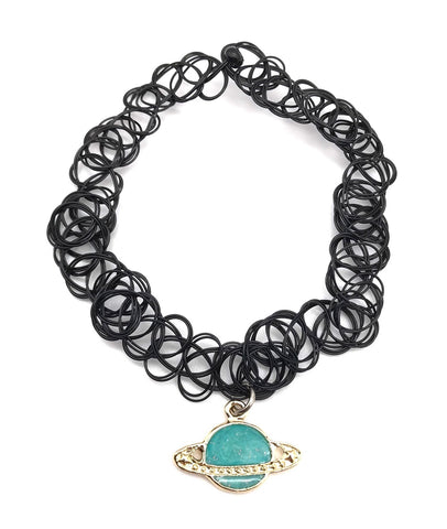 90s PLANET STRETCH CHOKER