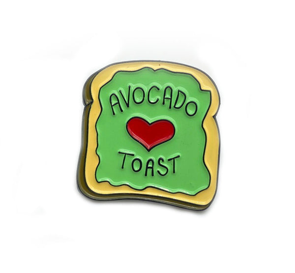 Avocado Toast Enamel Pin