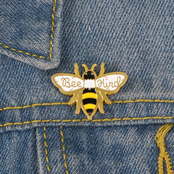 Bee Kind Bumble Bee Enamel Pin