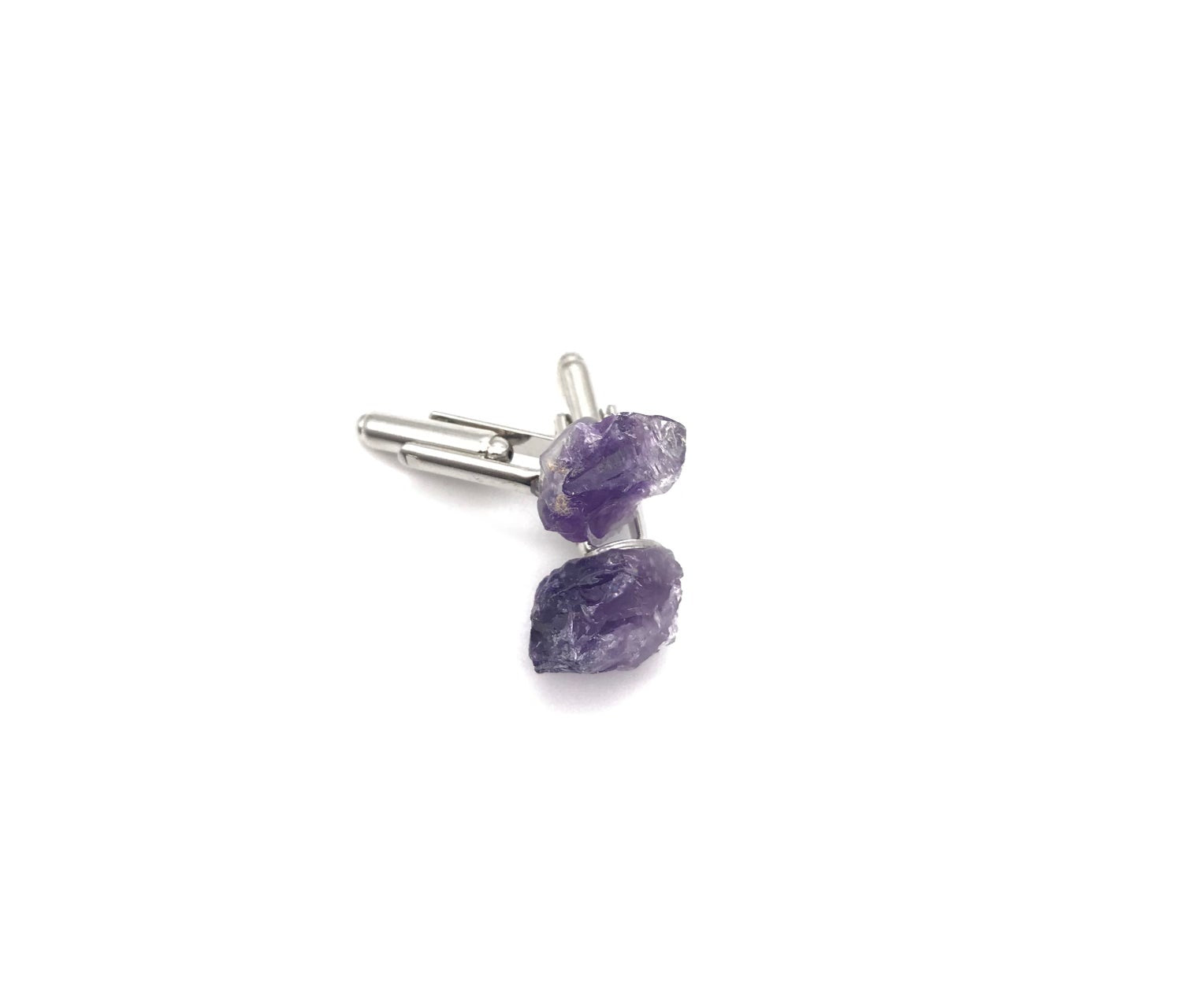 AMETHYST STONE CUFFLINKS