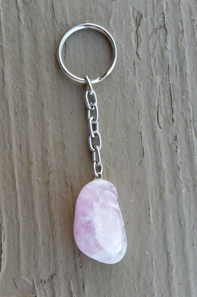 Natural Crystal Gemstone Keychain