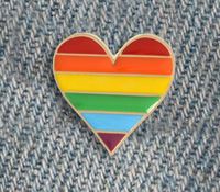 Pride Rainbow Flag Enamel Lapel Pin
