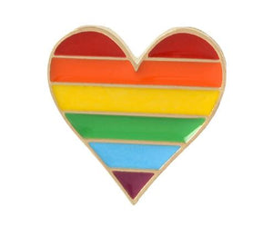 Pride Rainbow Flag Enamel Lapel Pin